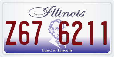 IL license plate Z676211