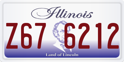 IL license plate Z676212