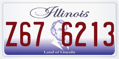 IL license plate Z676213