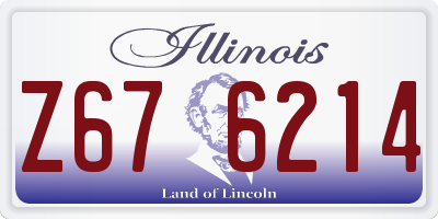 IL license plate Z676214