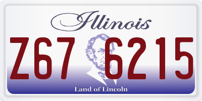 IL license plate Z676215