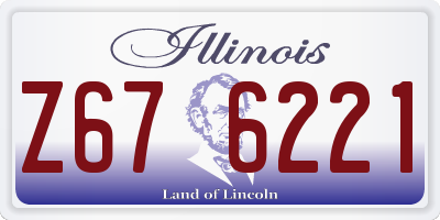 IL license plate Z676221