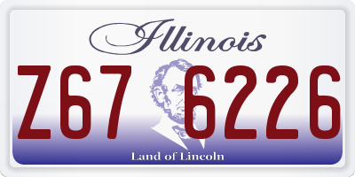 IL license plate Z676226