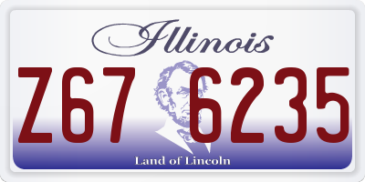 IL license plate Z676235