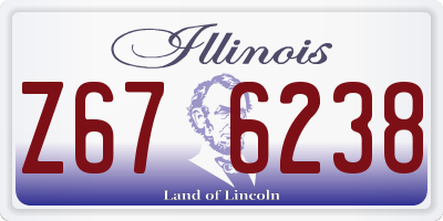 IL license plate Z676238