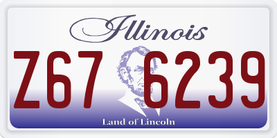 IL license plate Z676239