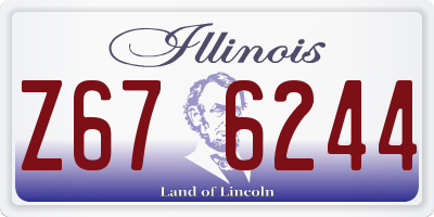 IL license plate Z676244