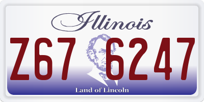 IL license plate Z676247