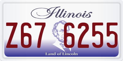IL license plate Z676255
