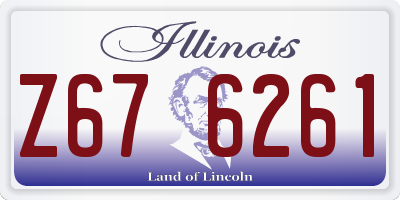 IL license plate Z676261