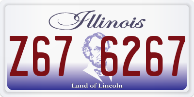 IL license plate Z676267