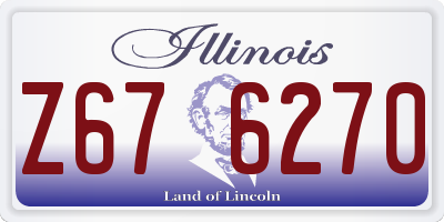 IL license plate Z676270