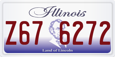 IL license plate Z676272
