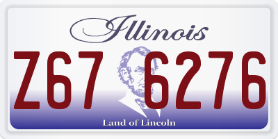IL license plate Z676276