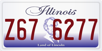IL license plate Z676277