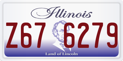 IL license plate Z676279