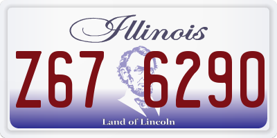 IL license plate Z676290