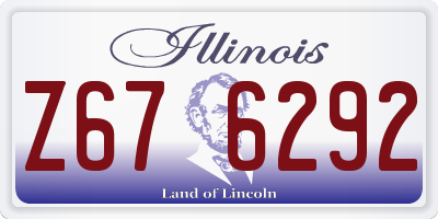 IL license plate Z676292