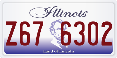 IL license plate Z676302
