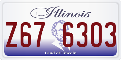 IL license plate Z676303