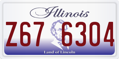 IL license plate Z676304