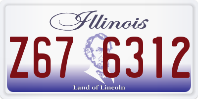 IL license plate Z676312