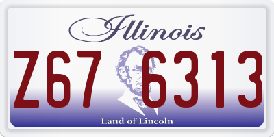 IL license plate Z676313