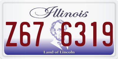 IL license plate Z676319