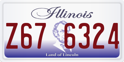 IL license plate Z676324