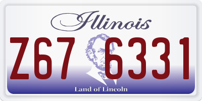 IL license plate Z676331