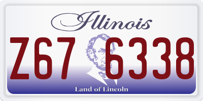 IL license plate Z676338