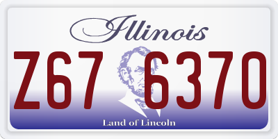 IL license plate Z676370