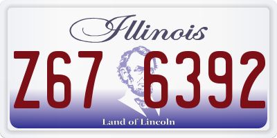 IL license plate Z676392