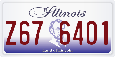 IL license plate Z676401