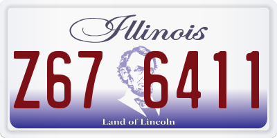 IL license plate Z676411