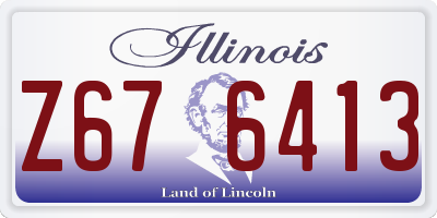 IL license plate Z676413