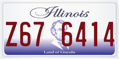 IL license plate Z676414