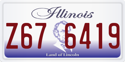 IL license plate Z676419