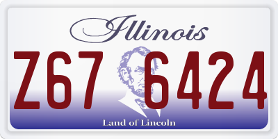 IL license plate Z676424