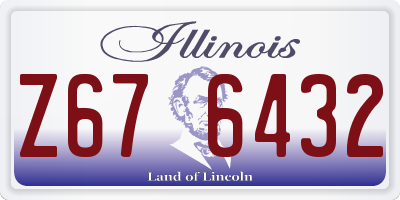 IL license plate Z676432
