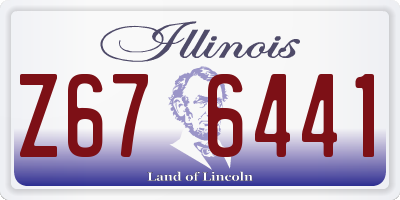 IL license plate Z676441