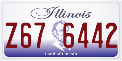 IL license plate Z676442