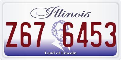 IL license plate Z676453