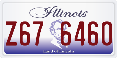 IL license plate Z676460