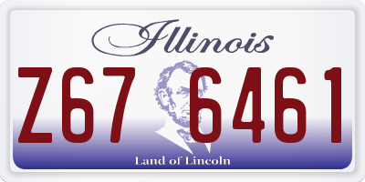 IL license plate Z676461