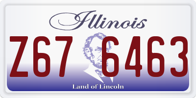 IL license plate Z676463