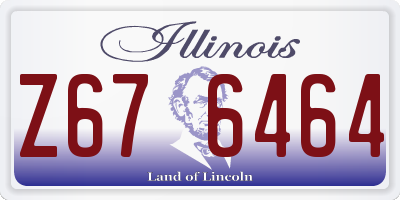 IL license plate Z676464