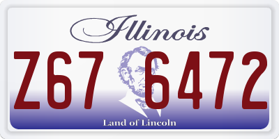 IL license plate Z676472