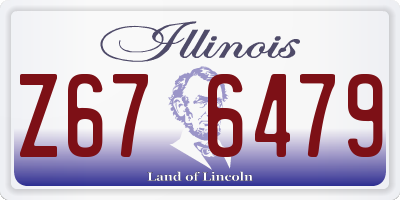 IL license plate Z676479