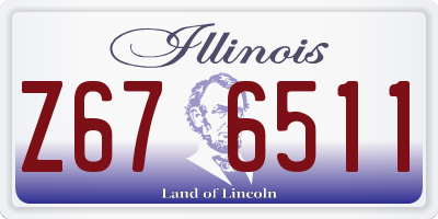 IL license plate Z676511